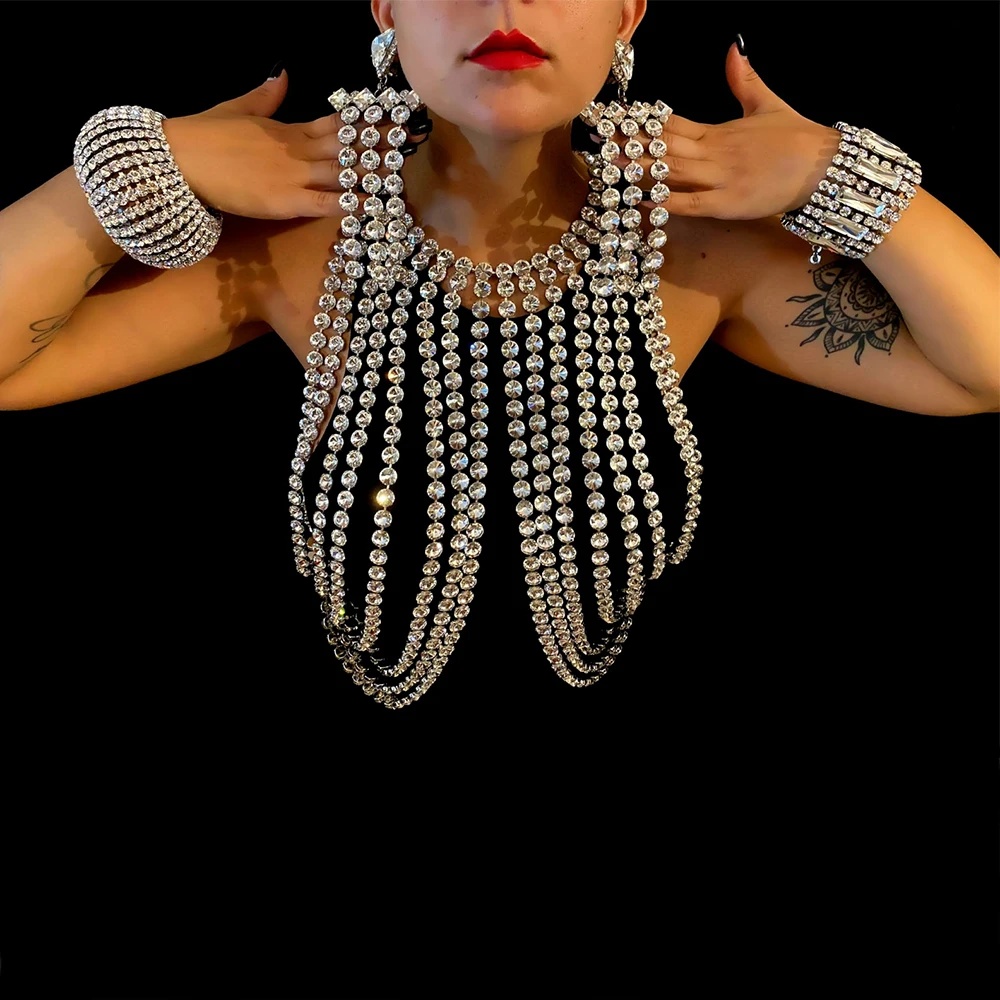 Fashion Sexy Women's Body Jewe - Body Jewelry Diamond のレビューと価格