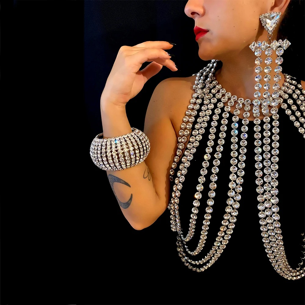 Fashion Sexy Women's Body Jewe - Body Jewelry Diamond のレビューと価格