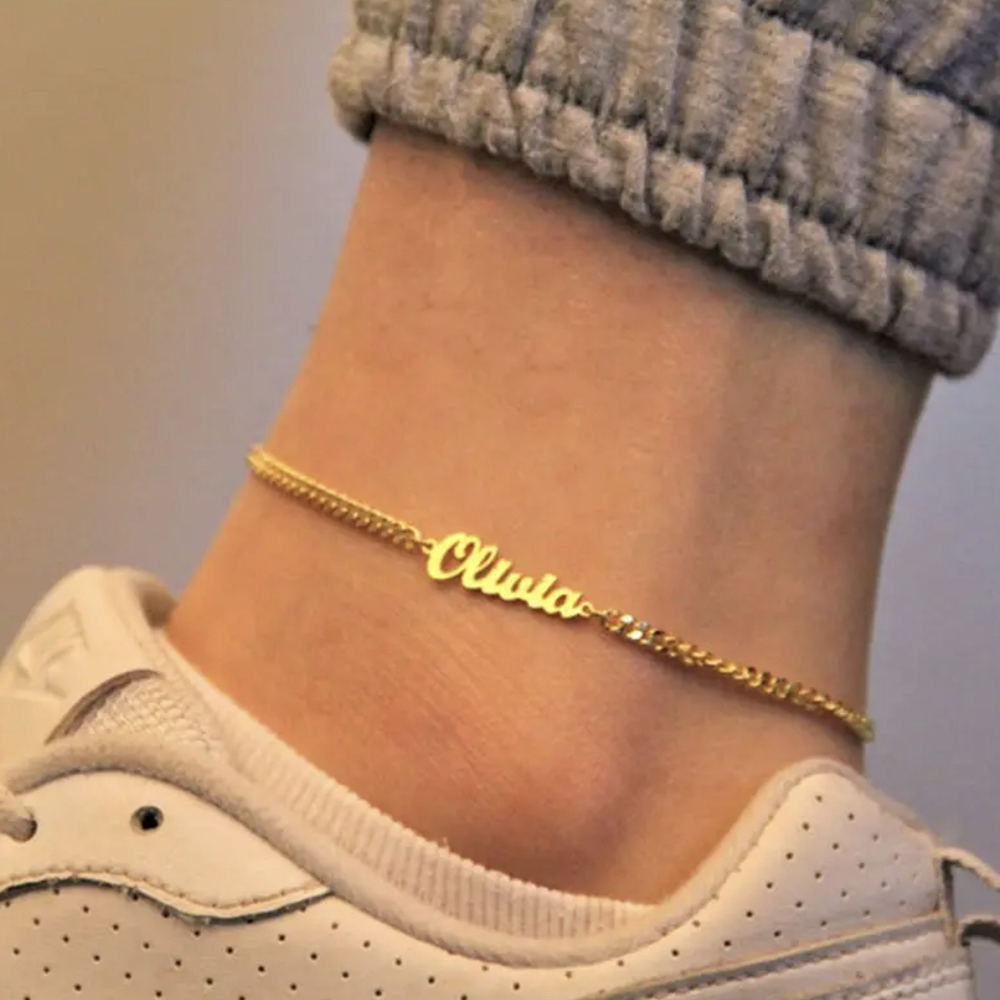 Custom Anklet for Woman Stainl - Body Jewelry Wholesale のレビューと価格
