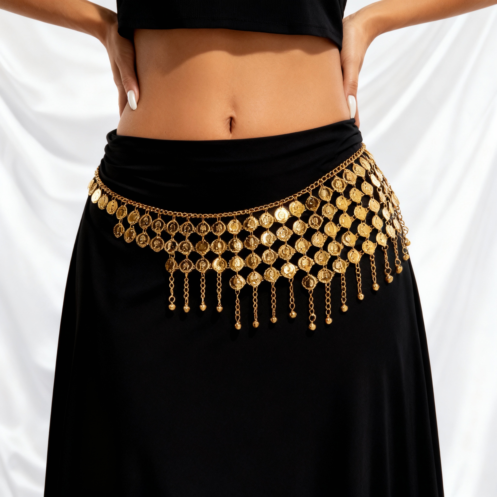 Boho Beauty Portrait Coin Bell - Body Jewelry For Sale のレビューと価格