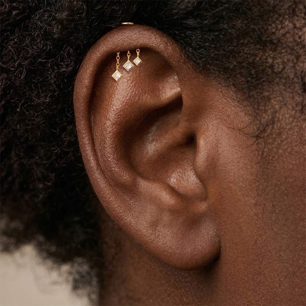 CANNER 1PC 925 Sterling Silver - Body Jewelry Flat Back のレビューと価格