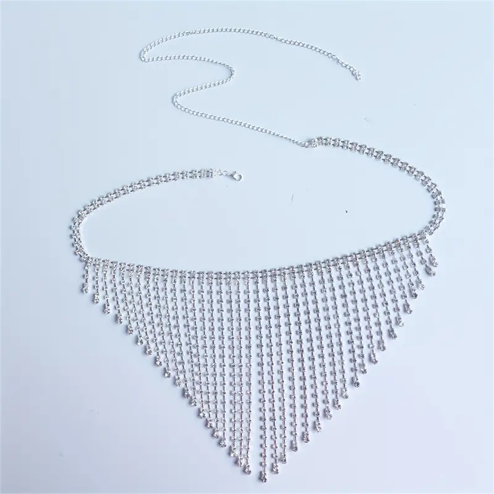 Sexy Crystal Tassel Thong Shor - Body Jewelry Chest のレビューと価格