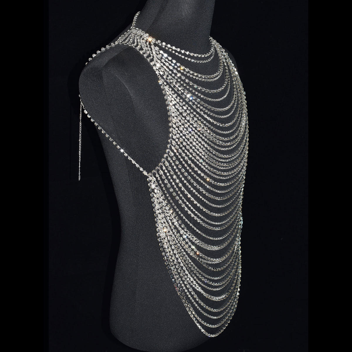 Fashion Luxurious Bling Men Wo - Body Jewelry Chest のレビューと価格
