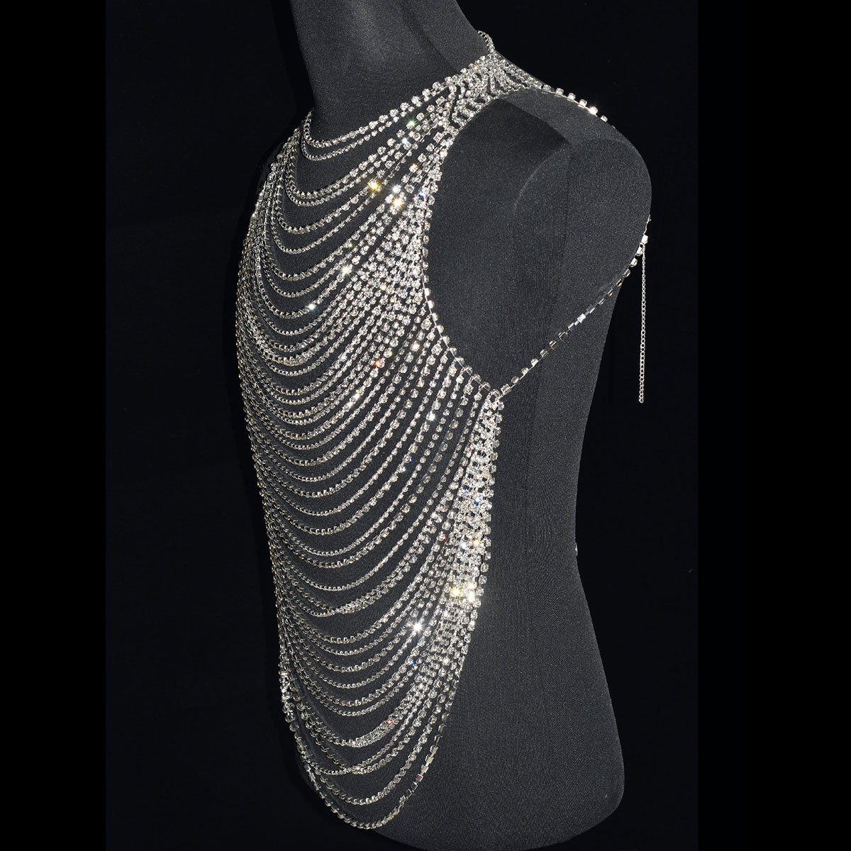 Fashion Luxurious Bling Men Wo - Body Jewelry Chest のレビューと価格